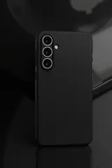 Newface Samsung Galaxy A55 5G Kılıf First Silikon - Siyah