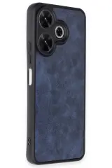 Newface Xiaomi Redmi 13 4G Kılıf Aras Deri Kapak - Lacivert