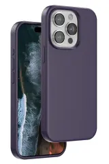 Venco iPhone 15 Pro Max Home Magsafe Kapak - Derin Mor