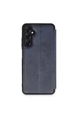 Newface Samsung Galaxy S24 FE Kılıf Flip Cover - Lacivert