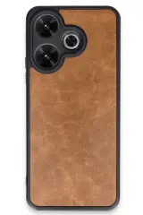 Newface Xiaomi Redmi 13 4G Kılıf Aras Deri Kapak - Taba