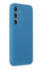 Newface Samsung Galaxy A55 5G Kılıf First Silikon - Mavi