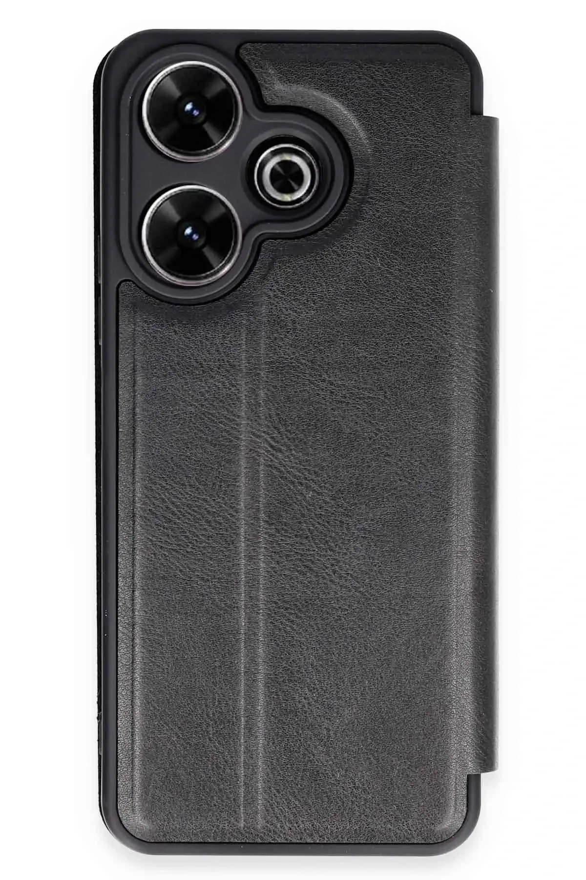 Newface Xiaomi Redmi 13 4G Kılıf Flip Cover - Siyah