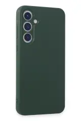 Newface Samsung Galaxy A55 5G Kılıf First Silikon - Koyu Yeşil