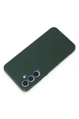 Newface Samsung Galaxy A55 5G Kılıf First Silikon - Koyu Yeşil