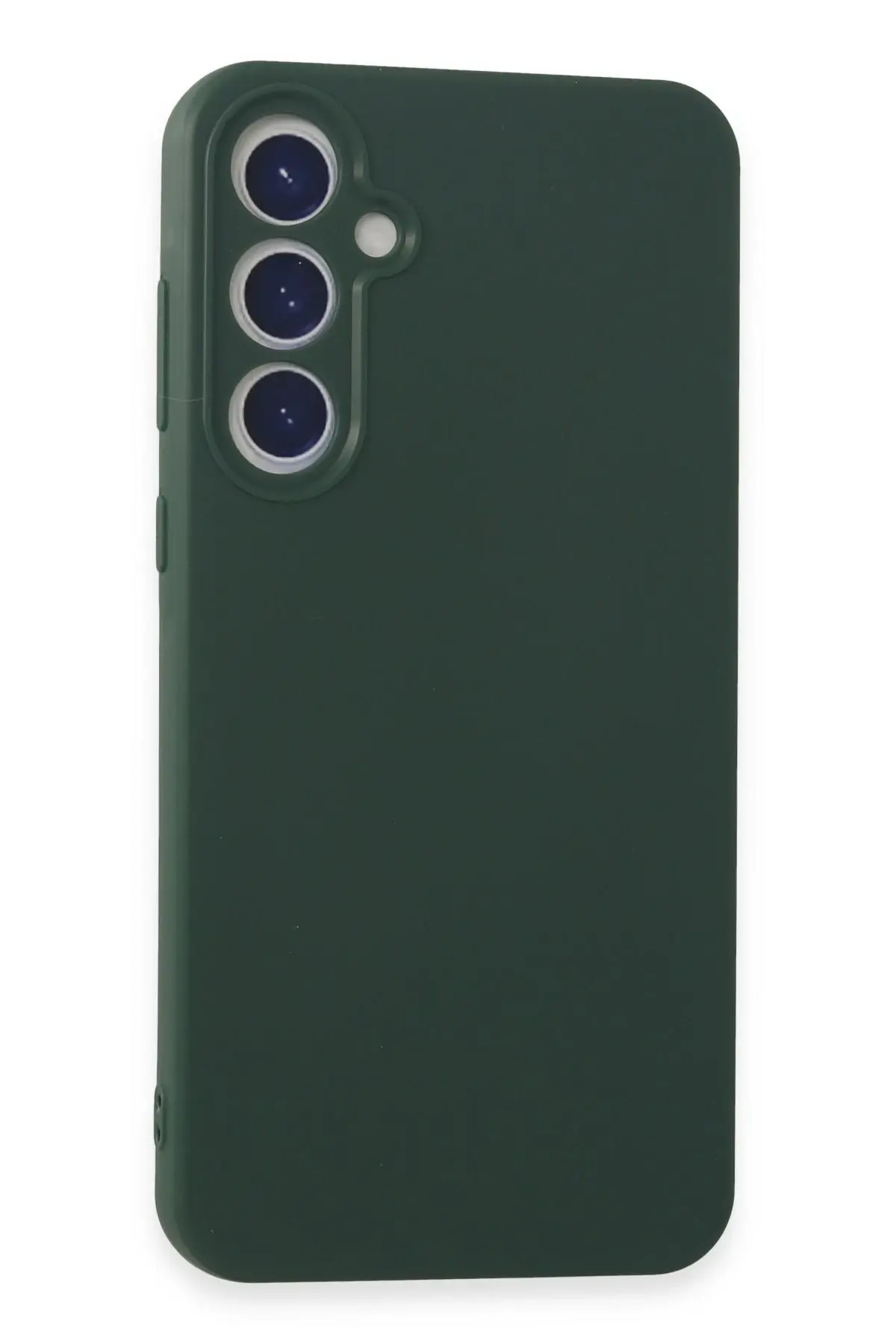 Newface Samsung Galaxy A55 5G Kılıf First Silikon - Koyu Yeşil