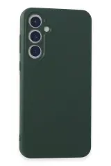 Newface Samsung Galaxy A55 5G Kılıf First Silikon - Koyu Yeşil