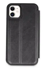 Newface iPhone 11 Kılıf Flip Cover - Siyah