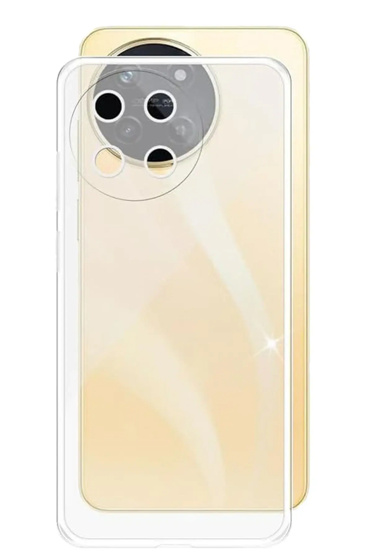 Newface Realme 11 Kılıf Lüx Şeffaf Silikon