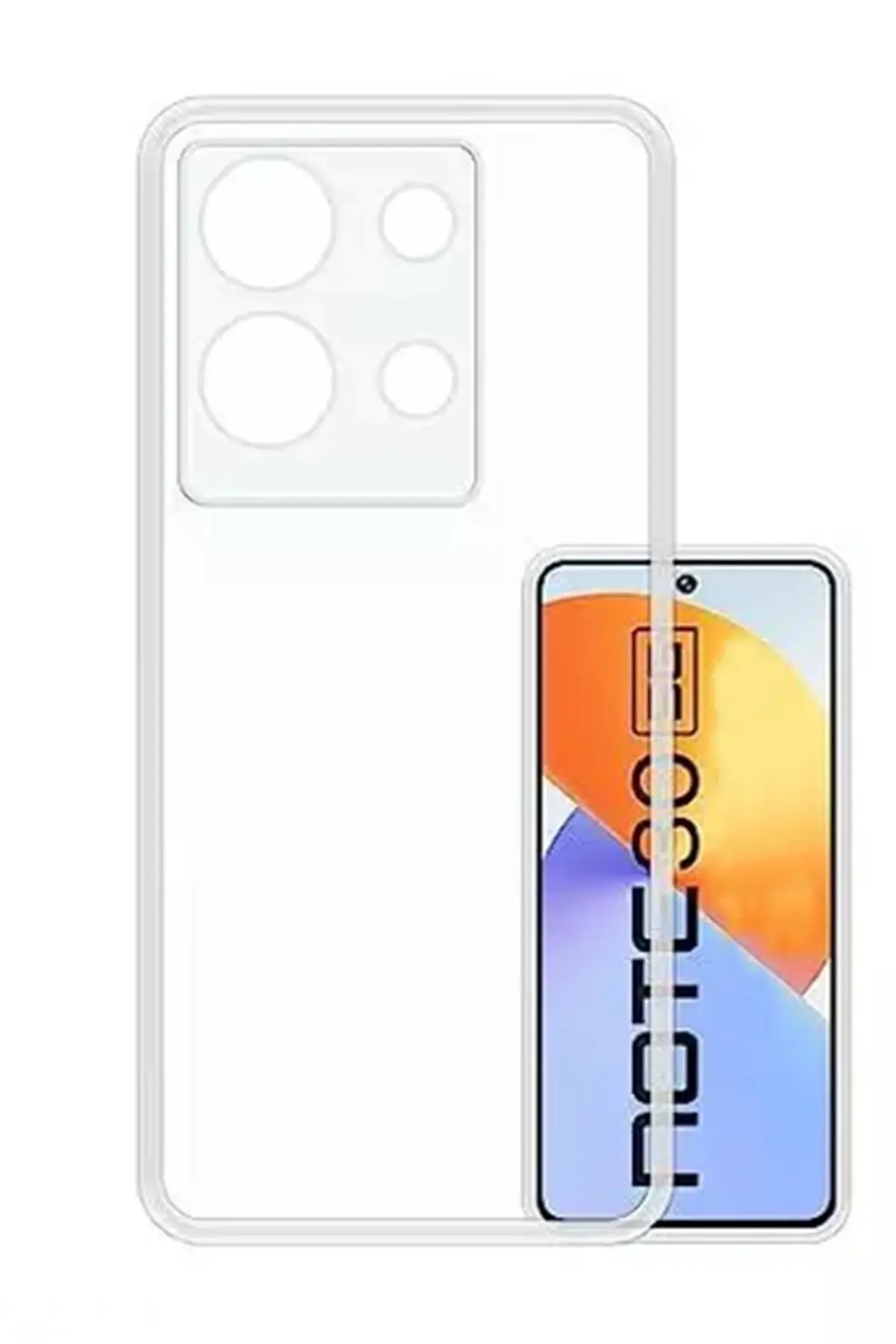 Newface İnfinix Note 30 Kılıf Lüx Şeffaf Silikon