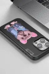 Venco iPhone 11 Cute Desenli Kapak - Siyah