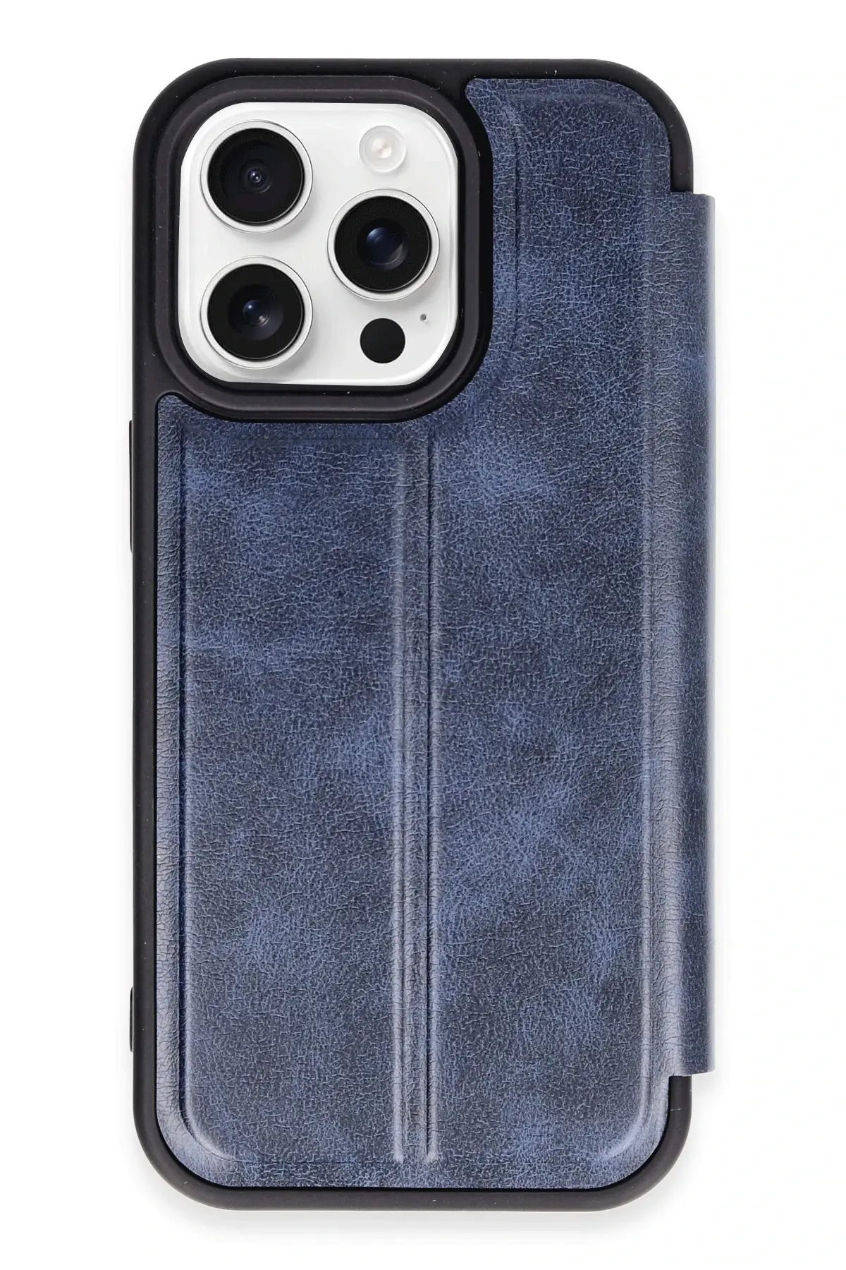 Newface iPhone 14 Pro Kılıf Flip Cover - Lacivert