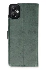 Newface Samsung Galaxy A05 Kılıf Trend S Plus Kapaklı Kılıf - Yeşil