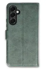 Newface Samsung Galaxy A05S Kılıf Trend S Plus Kapaklı Kılıf - Yeşil