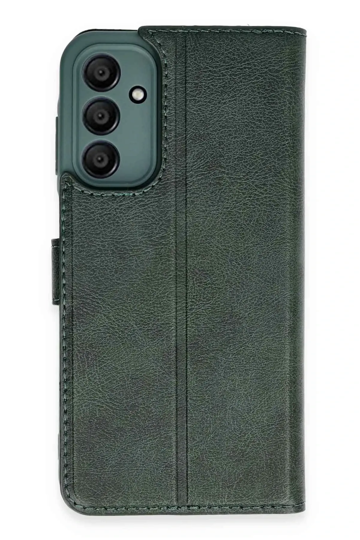 Newface Samsung Galaxy M15 Kılıf Trend S Plus Kapaklı Kılıf - Yeşil