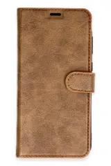 Newface Samsung Galaxy M15 Kılıf Trend S Plus Kapaklı Kılıf - Taba