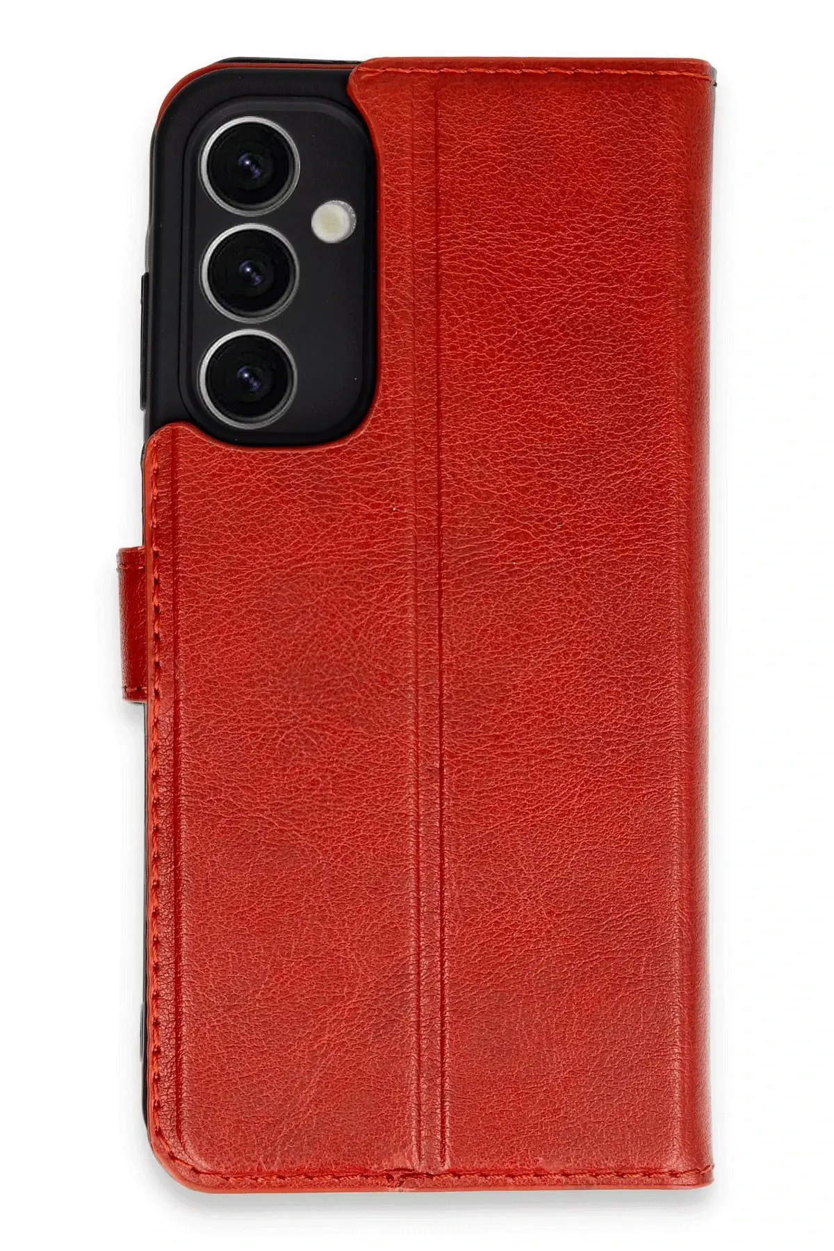 Newface Samsung Galaxy A25 5G Kılıf Trend S Plus Kapaklı Kılıf - Kırmızı