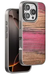 Venco iPhone 16 Pro Max Wave Kapak - Pembe