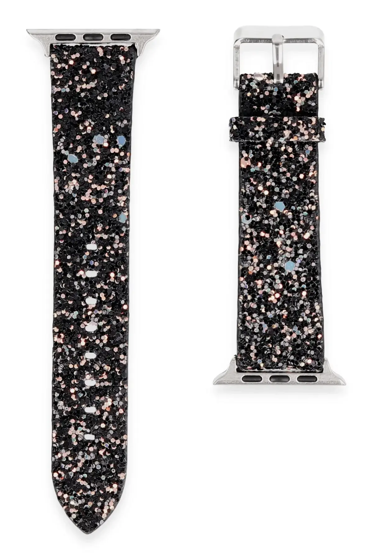 Newface Apple Watch 42mm Starry Taşlı Kordon - Siyah