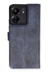 Newface Xiaomi Redmi 13C Kılıf Trend S Plus Kapaklı Kılıf - Lacivert