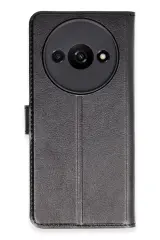 Newface Xiaomi Redmi A3 4G Kılıf Trend S Plus Kapaklı Kılıf - Siyah