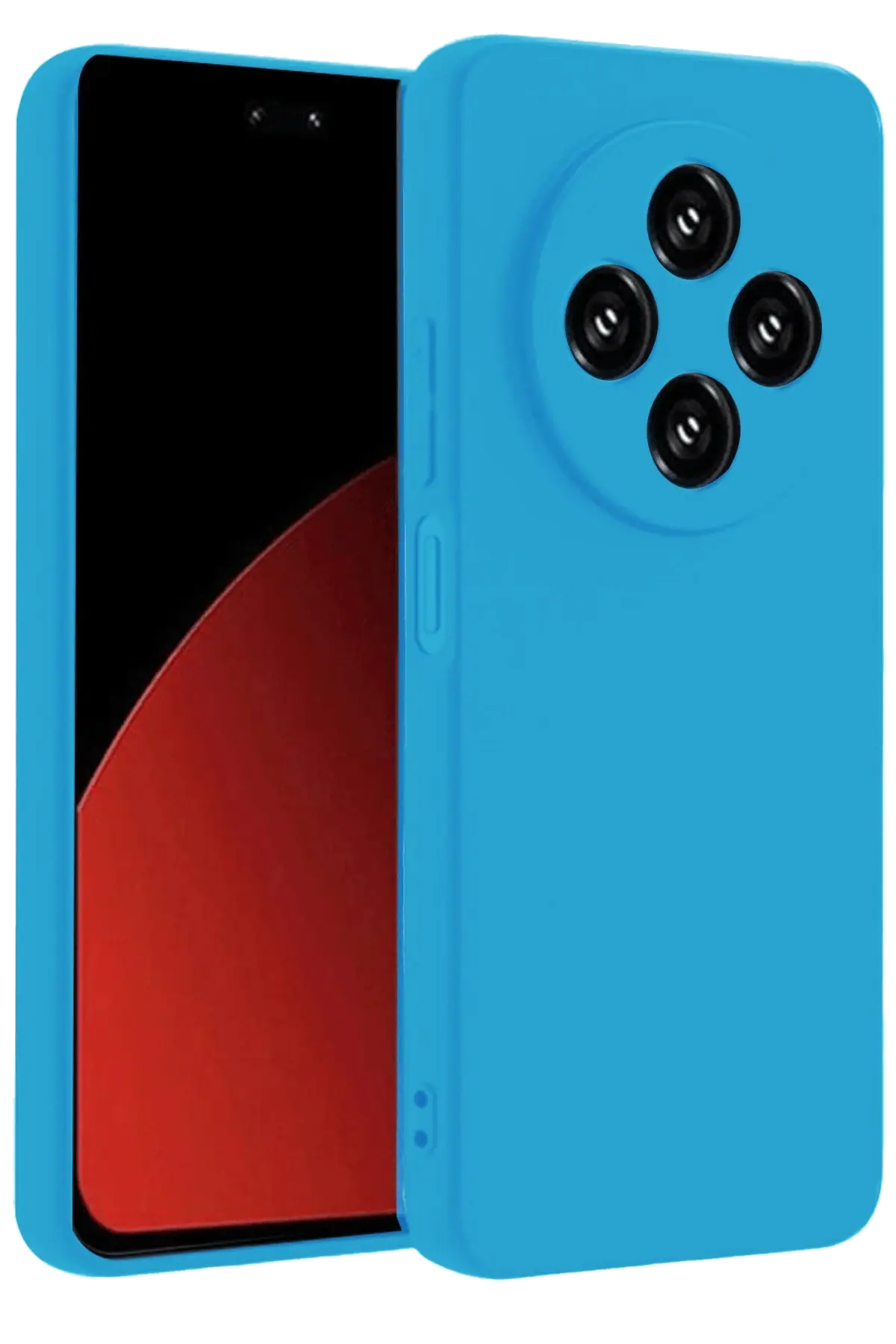 Newface Xiaomi Redmi 14C Kılıf Nano içi Kadife Silikon - Mavi