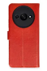 Newface Xiaomi Redmi A3 4G Kılıf Trend S Plus Kapaklı Kılıf - Kırmızı