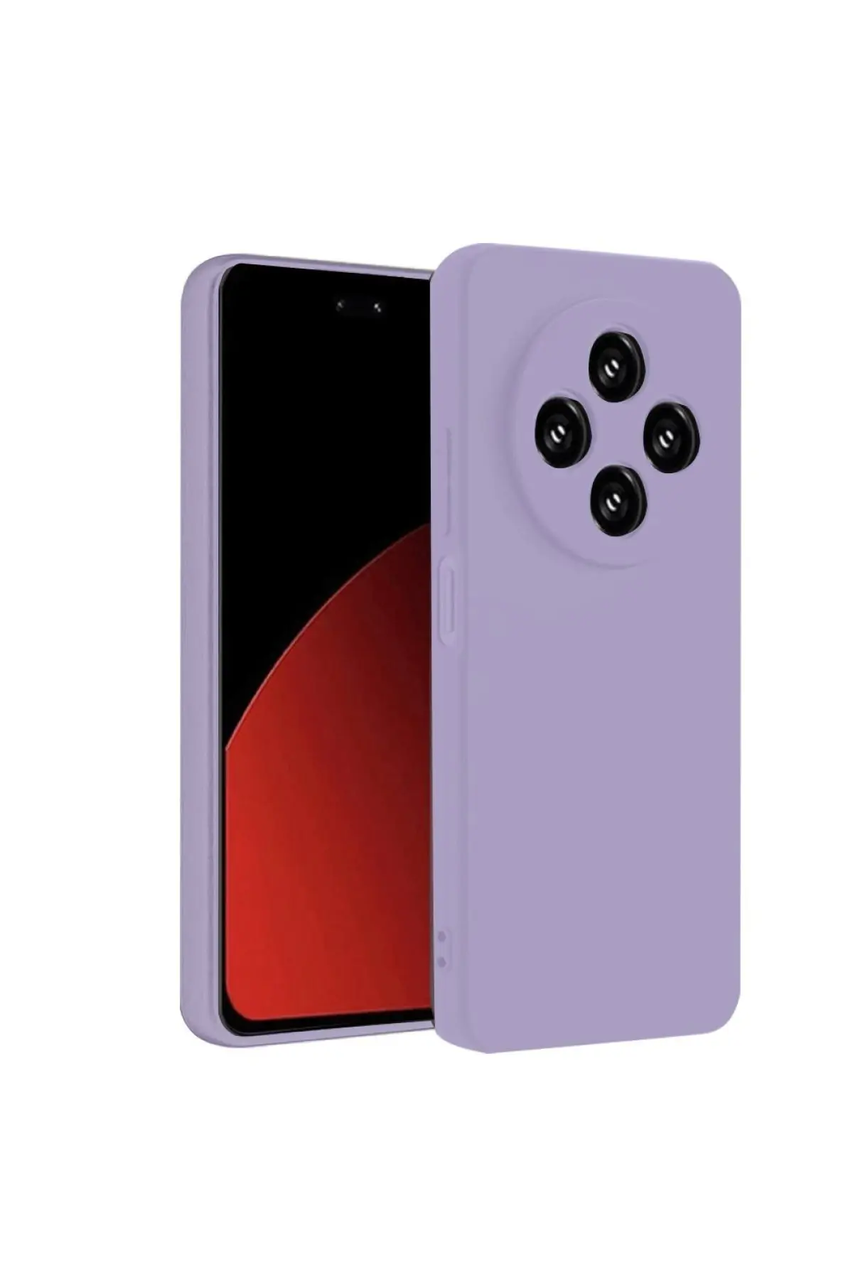 Newface Xiaomi Redmi 14C Kılıf Nano içi Kadife Silikon - Lila