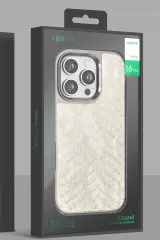 Venco iPhone 16 Pro Viper Kapak - Kahverengi