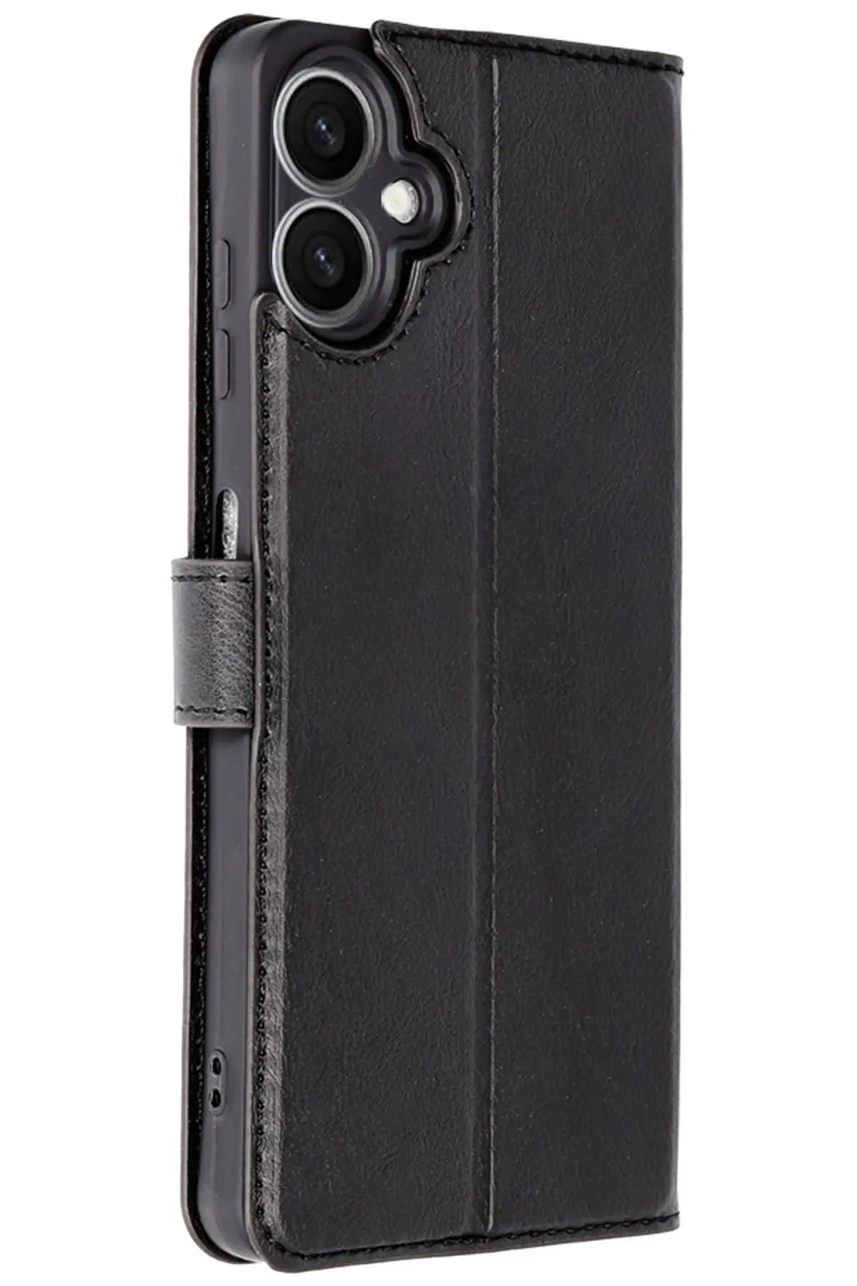 Newface Samsung Galaxy A06 Kılıf Trend S Plus Kapaklı Kılıf - Siyah