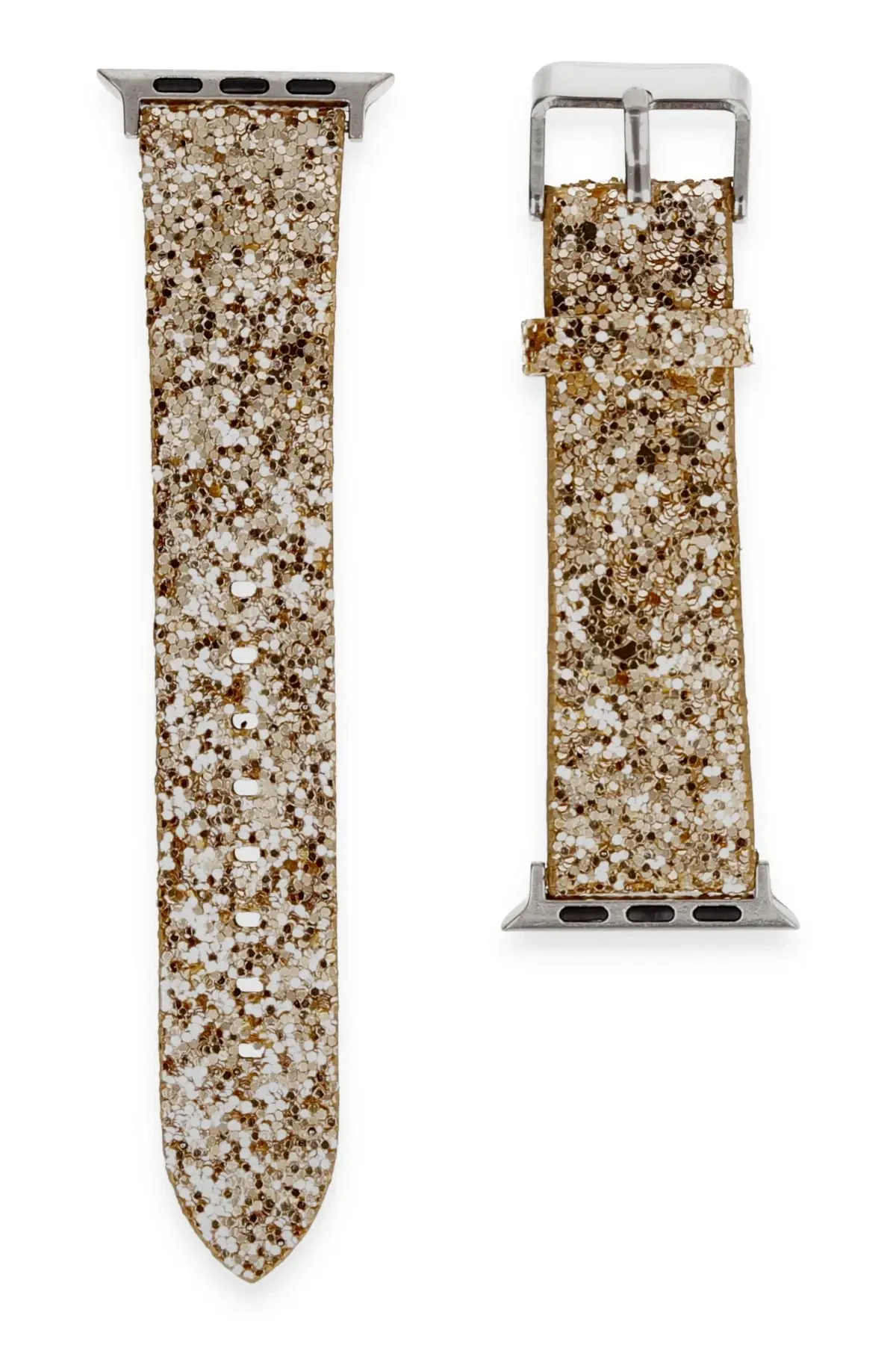 Newface Apple Watch 38mm Starry Taşlı Kordon - Gold