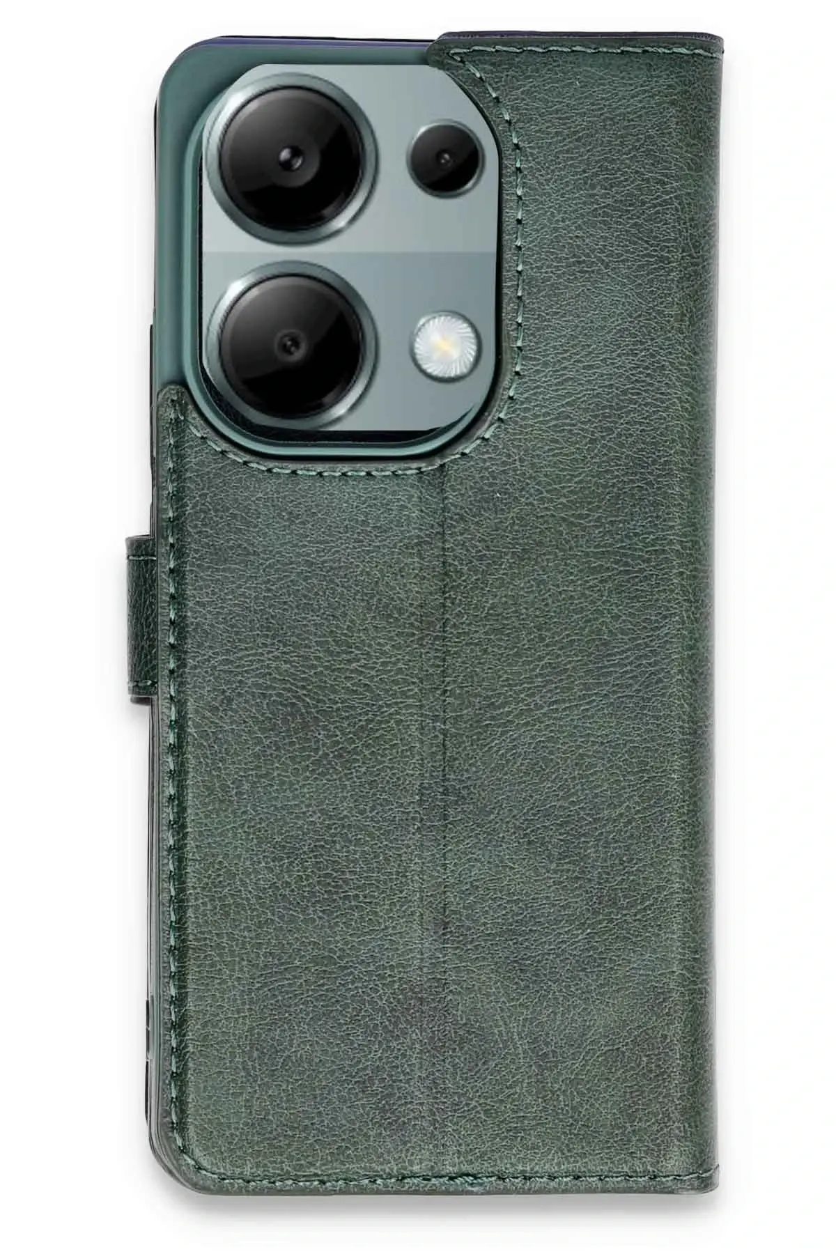 Newface Xiaomi Redmi Note 13 Pro 4G Kılıf Trend S Plus Kapaklı Kılıf - Yeşil