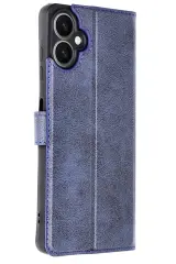 Newface Samsung Galaxy A06 Kılıf Trend S Plus Kapaklı Kılıf - Lacivert