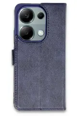 Newface Xiaomi Redmi Note 13 Pro 4G Kılıf Trend S Plus Kapaklı Kılıf - Lacivert