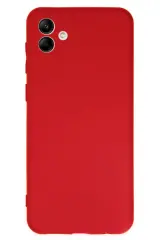 Newface Samsung Galaxy A04 Kılıf First Silikon - Kırmızı