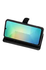 Newface Samsung Galaxy A16 5G Kılıf Trend S Plus Kapaklı Kılıf - Siyah