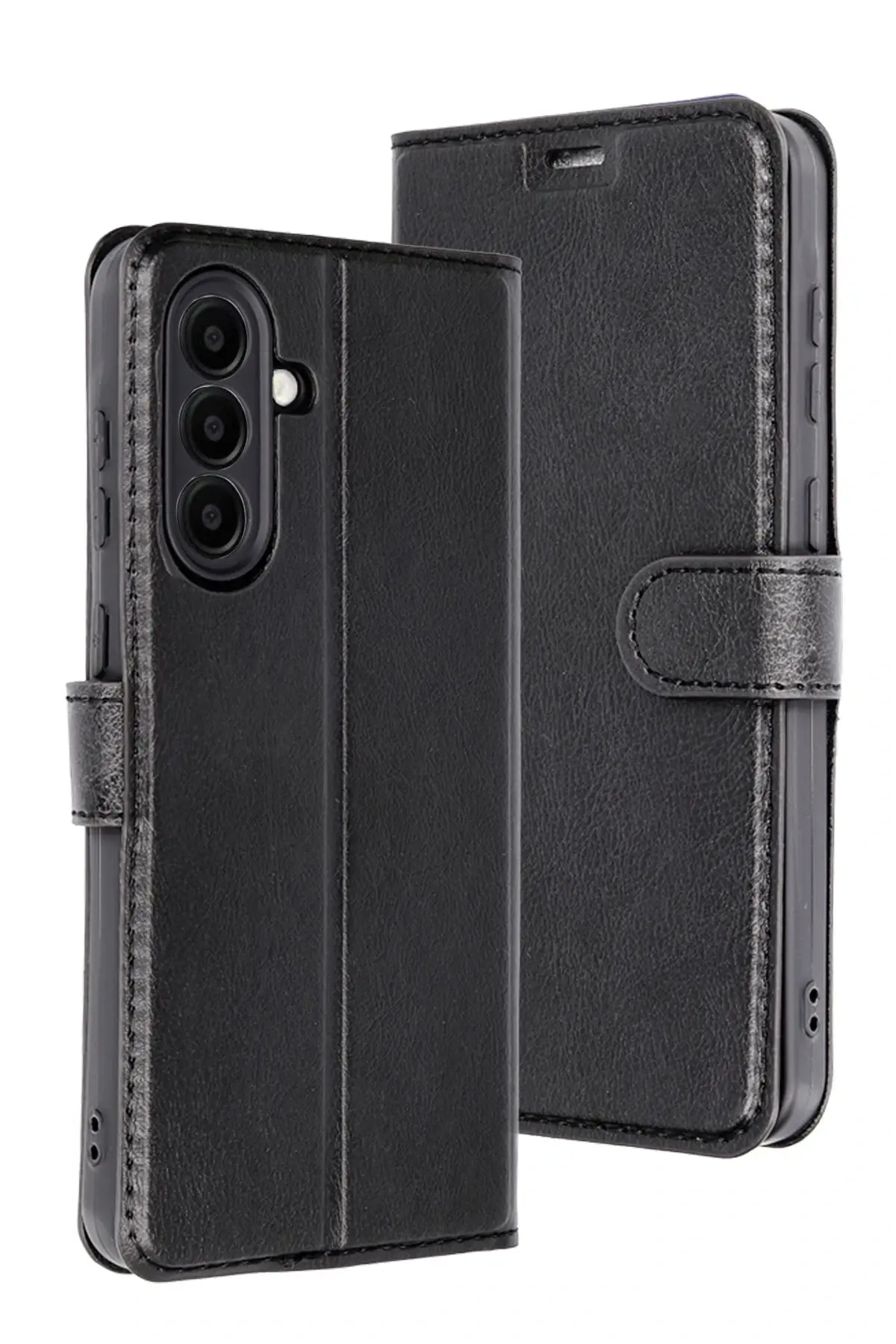 Newface Samsung Galaxy A16 5G Kılıf Trend S Plus Kapaklı Kılıf - Siyah