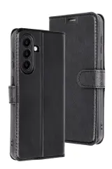 Newface Samsung Galaxy A16 5G Kılıf Trend S Plus Kapaklı Kılıf - Siyah