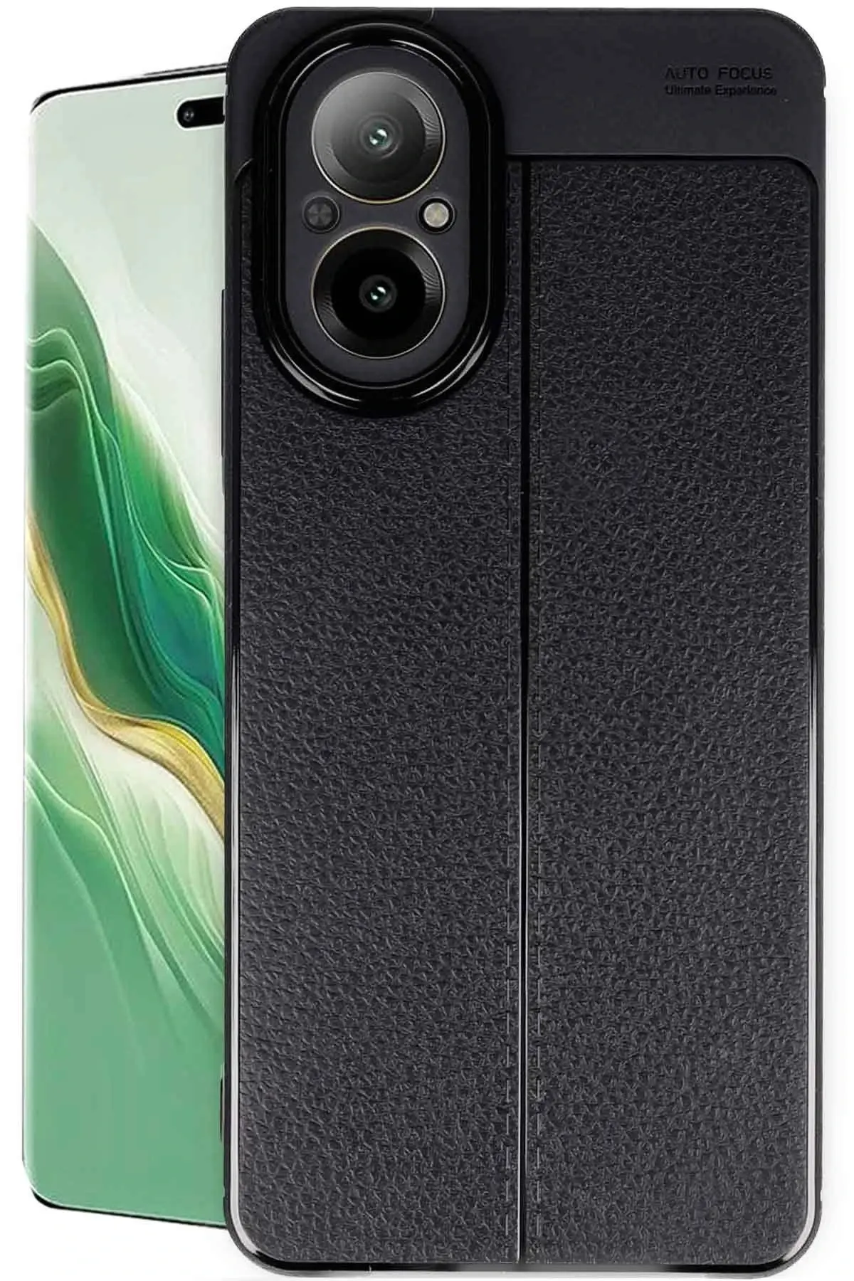 Newface Realme 12 Lite Kılıf Auto Focus Kapak - Siyah