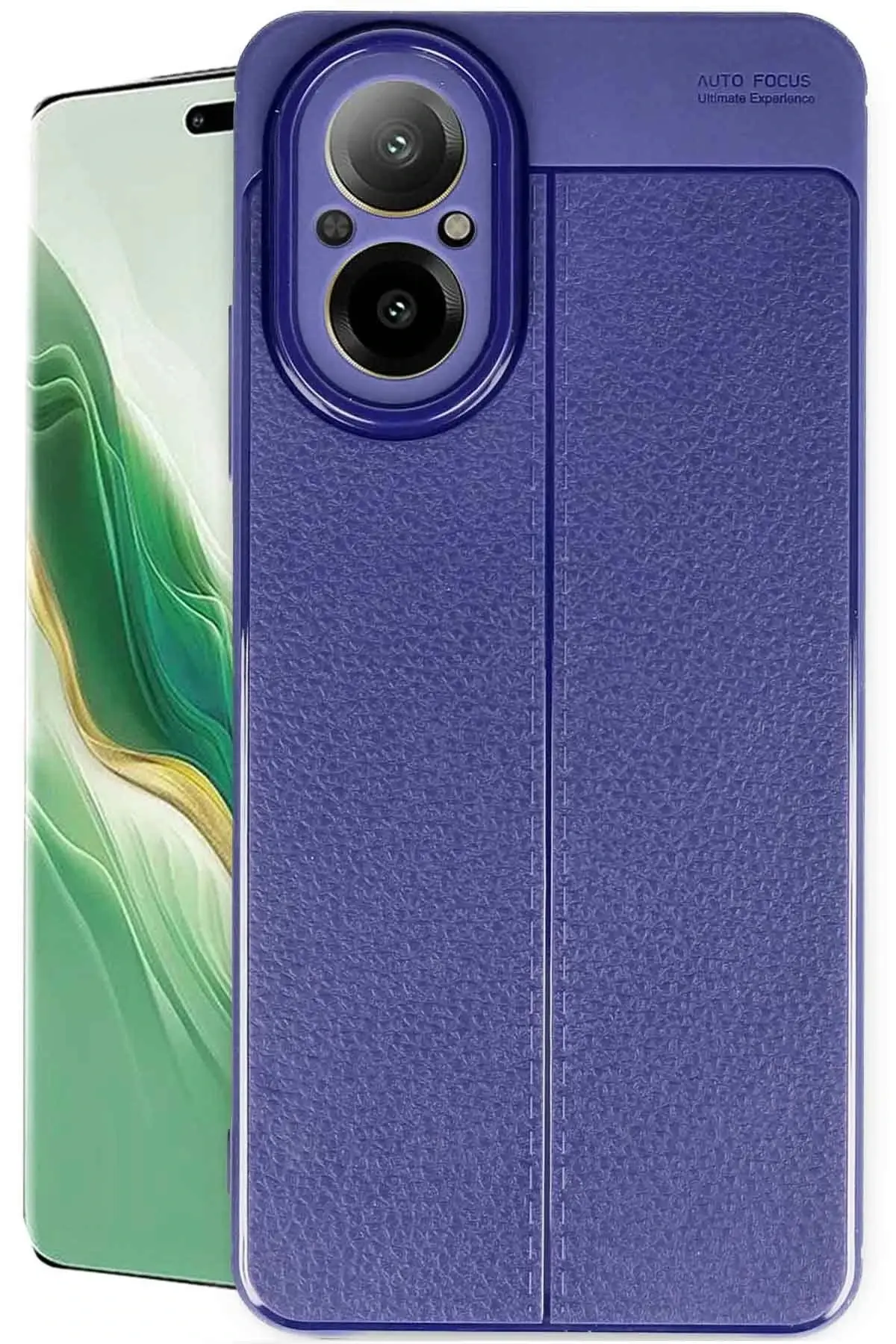 Newface Realme 12 Lite Kılıf Auto Focus Kapak - Lacivert