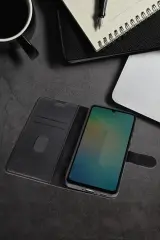 Newface Samsung Galaxy A16 5G Kılıf Trend S Plus Kapaklı Kılıf - Yeşil