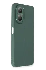 Newface Realme 12 Lite Kılıf Auto Focus Kapak - Koyu Yeşil