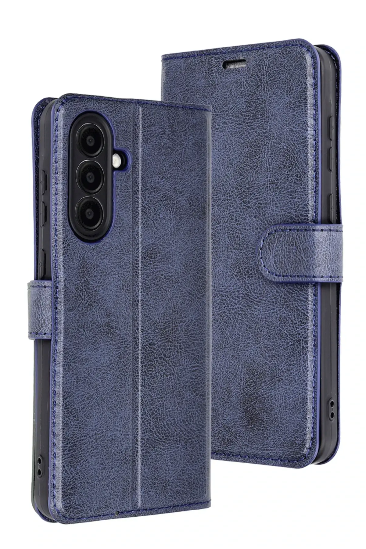 Newface Samsung Galaxy A16 5G Kılıf Trend S Plus Kapaklı Kılıf - Lacivert