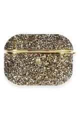 Newface Airpods Pro 2 (2.nesil) Luz Taşlı Kılıf - Siyah