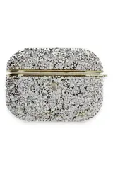 Newface Airpods Pro 2 (2.nesil) Luz Taşlı Kılıf - Mavi