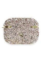 Newface Airpods Pro 2 (2.nesil) Luz Taşlı Kılıf - Pembe