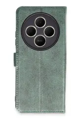 Newface Xiaomi Redmi 14C Kılıf Trend S Plus Kapaklı Kılıf - Yeşil