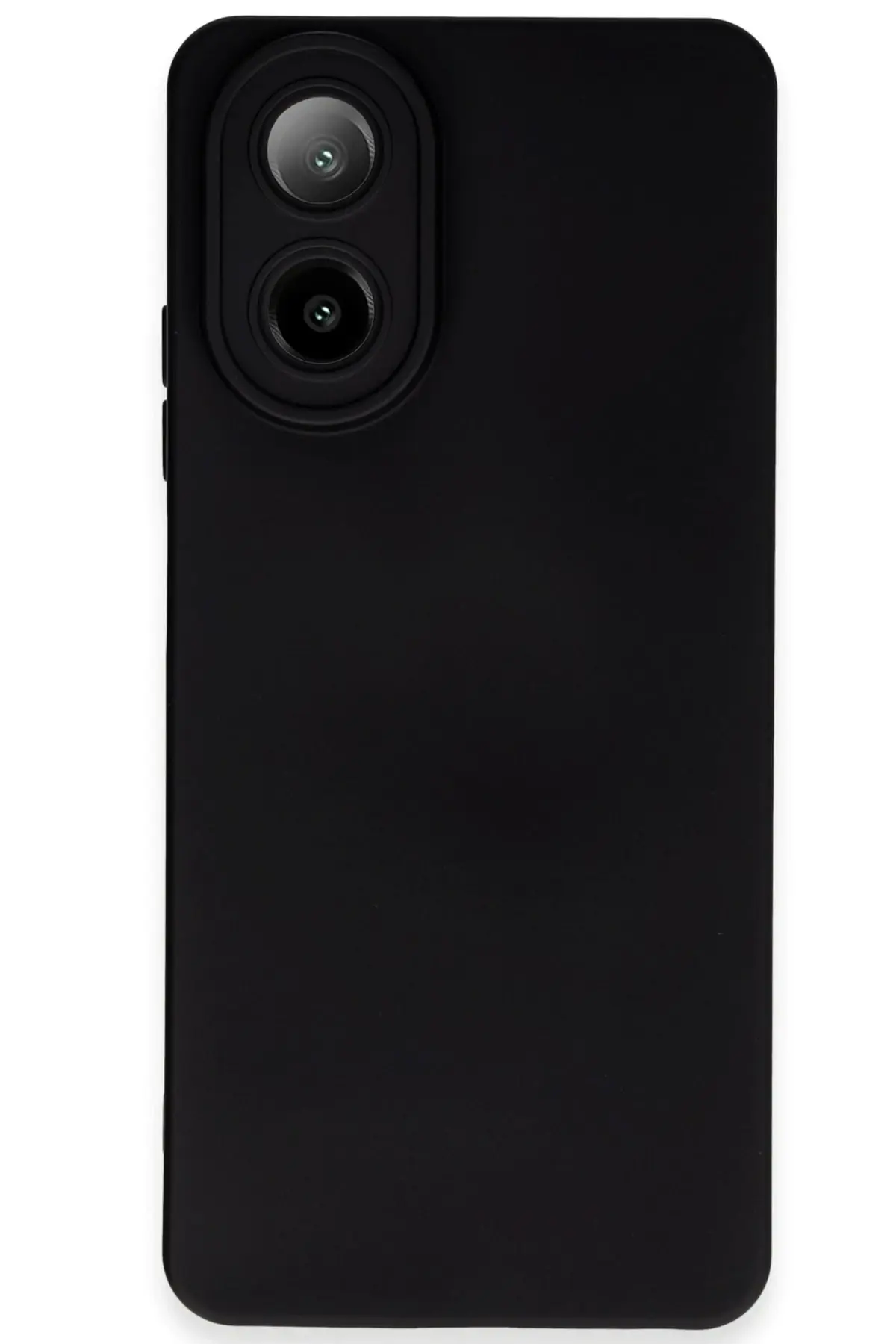 Newface Oppo A38 Kılıf Nano içi Kadife Silikon - Siyah