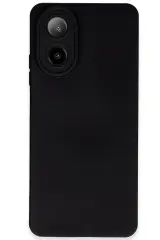 Newface Oppo A38 Kılıf Nano içi Kadife Silikon - Siyah