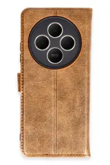 Newface Xiaomi Redmi 14C Kılıf Trend S Plus Kapaklı Kılıf - Taba